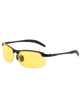 Fashionable and Versatile Oval-Frame Sunglasses