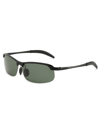 Fashionable and Versatile Oval-Frame Sunglasses