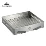 Outdoor Stainless Steel Fire Pit, Camping BBQ Fire Rack, Portable Foldable Fire Stove for Heating & Camping MT-6-LT