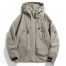 2025 New American Style Outdoor Jacket for Men, Trendy Brand Loose Workwear Jacket, Windproof Waterproof for Autumn Winter