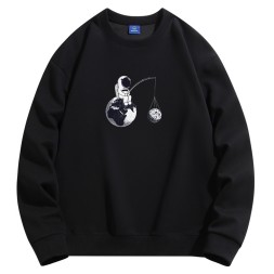 2026 New Men's Crew Neck Sweatshirts, Spring Autumn Casual Sports Long Sleeve Pullover, Versatile Basic Tees