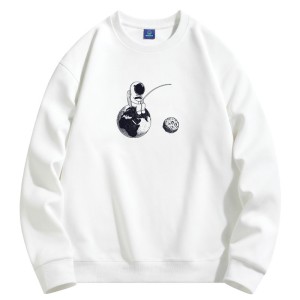 2026 New Men's Crew Neck Sweatshirts, Spring Autumn Casual Sports Long Sleeve Pullover, Versatile Basic Tees