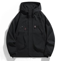 2025 New American Style Outdoor Jacket for Men, Trendy Brand Loose Workwear Jacket, Windproof Waterproof for Autumn Winter