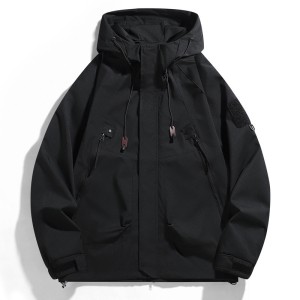 2025 New American Style Outdoor Jacket for Men, Trendy Brand Loose Workwear Jacket, Windproof Waterproof for Autumn Winter