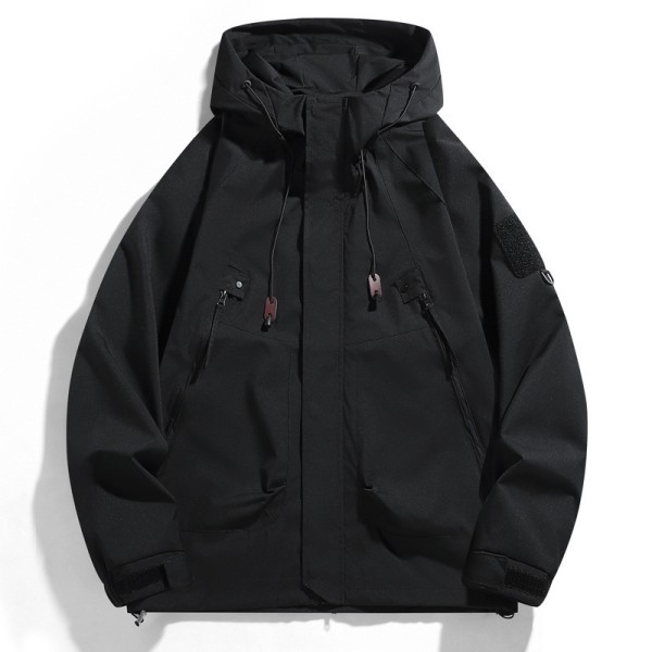 2025 New American Style Outdoor Jacket for Men, Trendy Brand Loose Workwear Jacket, Windproof Waterproof for Autumn Winter