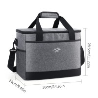 Outdoor Camping Cooler Bag Large Capacity Square Insulated Box Portable Car Insulated Bag Crossbody Picnic Bag Ice Pack