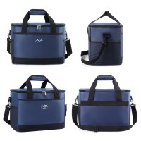 Outdoor Camping Cooler Bag Large Capacity Square Insulated Box Portable Car Insulated Bag Crossbody Picnic Bag Ice Pack
