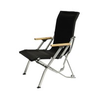 Outdoor Folding Chair, Aluminum Alloy High Back Chair, Portable Camping Chair, Fishing & Beach Folding Chair