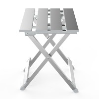 Lightweight Aluminum Alloy Folding Stool: Sturdy, Durable, and Stylish Outdoor Stool for Fishing and Camping